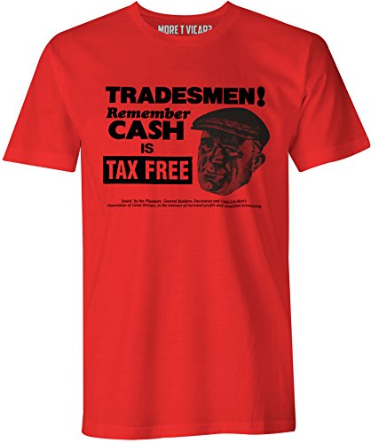T-shirt VIZ Magazine rouge pour homme l'esprit vintage d'une collection culte
