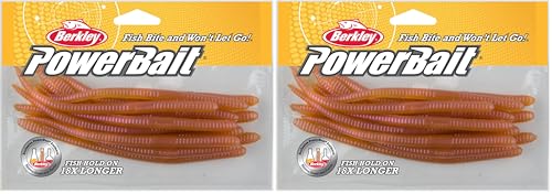 Berkley PowerBait Power Nightcrawler Natural, 6" (13 Count) (Pack of