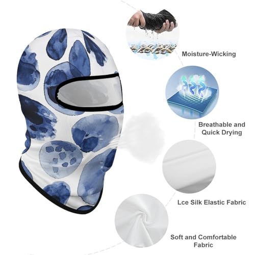 Balaclava para Hombres y Mujeres, Máscara de Esquí Gris Claro, Cubreboca Integral para Ciclismo y Actividades al Aire Libre miniatura 3