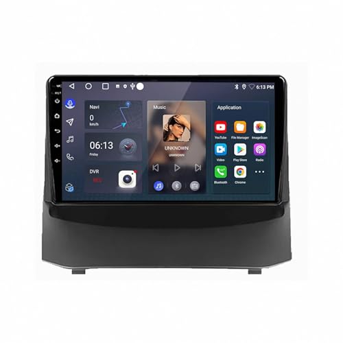 GPS Navigation Voiture Ford Fiesta MK6: Écran Tactile Android Auto et Carplay