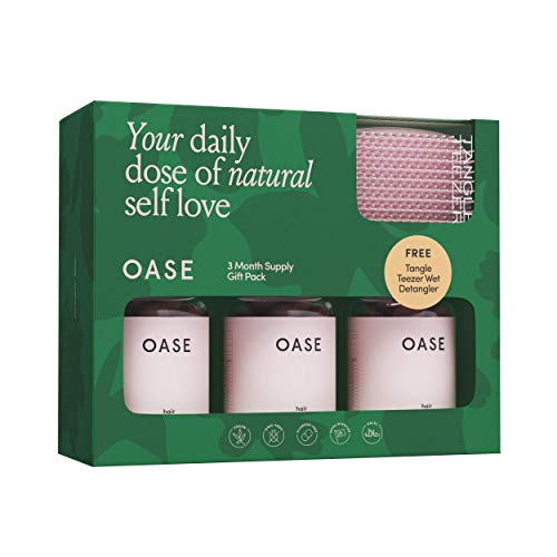 OASE Hair Vitamins - Alle essentiële voedingsstoffen voor gezonder, langer en beter uitziend haar - Vegan Soft Gums™ - 3 Maanden Cadeauverpakking