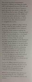 Milner: Viscount Milner of St. James's and Cape Town, 1854-1925