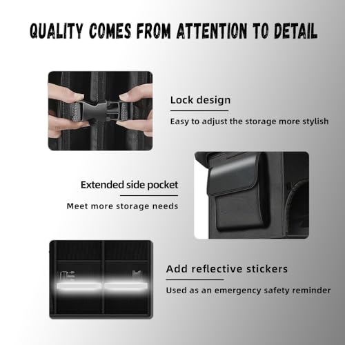 ULAKLU Trunk Organizer For Car-72L Foldable Large Capacity Car Accessories,Car Storage and Organization,Car Camping Storage Shoes,Suv Organizer Useful Gifts Road Trip Essentials Car items
