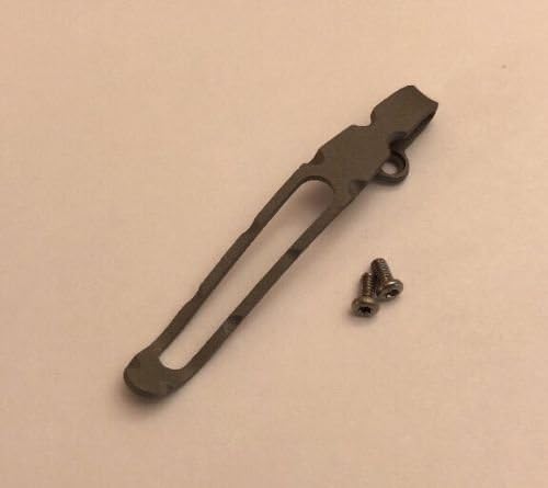 Bead Blast Gray Titanium Deep Pocket Clip For Kershaw Skyline 1760 Tip Up