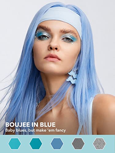 Sheglam Ambitious Aquarius Glitter Eyeshadow Palette 8-Colored Metallic Shimmer Eye Shadow #TOP4