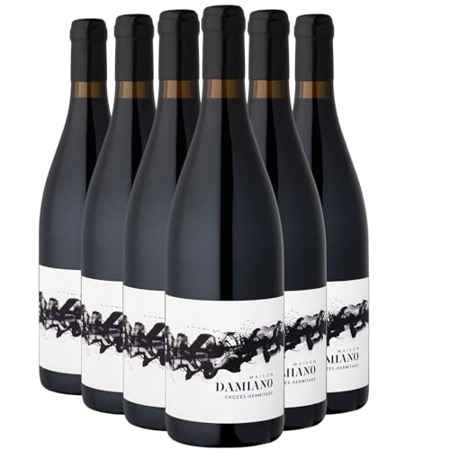 Crozes-Hermitage tinto 2023 - Maison Damiano - DOP - Valle del Ródano - Francia - Variedades de uva Syrah - 6x75cl