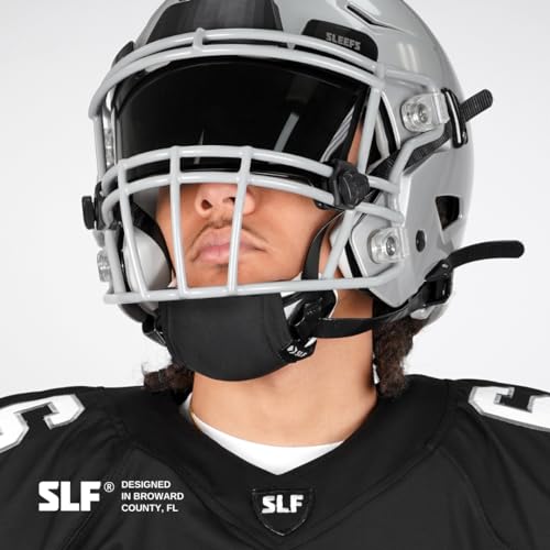 image for SLEEFS Football Chin Strap Cover - One Size Fits All Cushion - Shield 