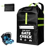 86x46x46 cm Transporttasche Kinderwagen Flugzeug, Extra Groß Flugzeug Buggy Faltbare reißfeste Schutztasche Griff Schultergurt Babyschale Kindersitz, kompatibel mit Cybex, Maxi-Cosi weiteren Marken