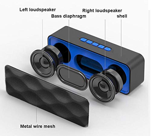 Mini enceinte Bluetooth portable pour bureau et sorties nomades - 6
