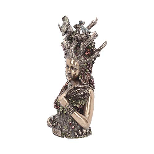 Nemesis Now Gaia figura de busto 30 cm bronce escultura mitológica coleccionable 3
