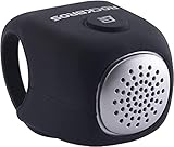 Cubierta de silicona: esta cubierta para timbre de bicicleta está fabricada con material de silicona suave, que no daña la pintura de la bicicleta, el diseño resistente al agua y al polvo prolonga considerablemente su vida útil.
