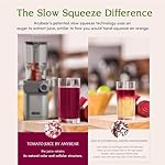 Cold Press Juicer, 200W Masticating Slow Juicer 4.3" Large Feed Chute Fit Whole Fruits Vegetables | Upgraded Auger | Tritan Material | BPA Free | Juice Recipes (Silver) - Image 4