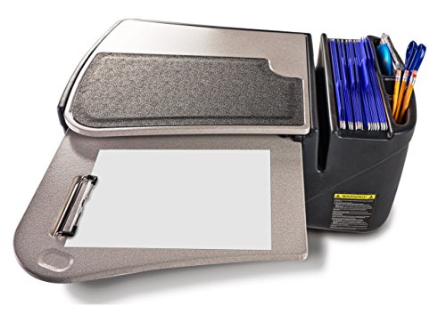 Image of AutoExec GripMaster Car Desk for Your Vehicle Workstation and Mobile Office, Grey