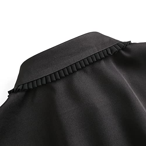 Image of Fake Collar Detachable Half Shirt False Collars Chiffon Dickey Collar for Blouse Dresses