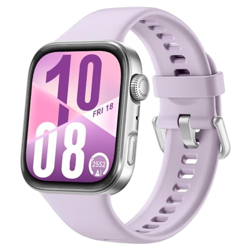 HUAWEI Watch FIT 4 Smartwatch, Ultraschlankes Design, Erweiterte Sportmodi, Bis zu 10 Tage Akkulaufzeit, Umfassendes Gesundheitsmanagement, Kompatibel mit Android & iOS, Violett