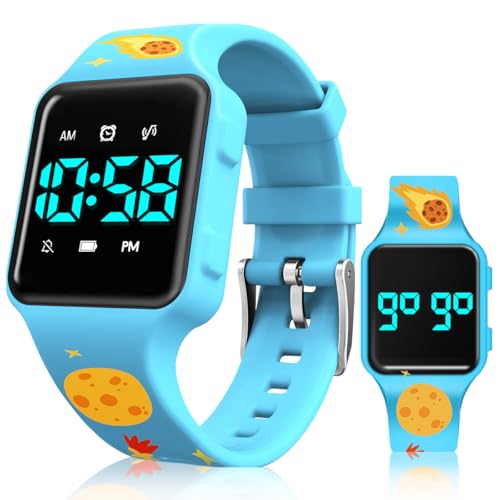 Image of Potty Training Watch for Toddlers & Kids with Countdown, Flashing Lights, Fun Music or Vibration Alerts - Waterproof Interactive Toilet Training Reminder for Boys & Girls Ages 2-9