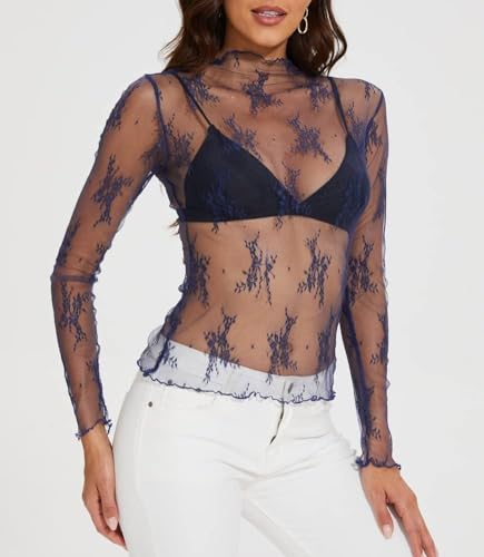 La mejor comparación de Blusa transparente encaje los mejores 10. 27 Imagen adicional