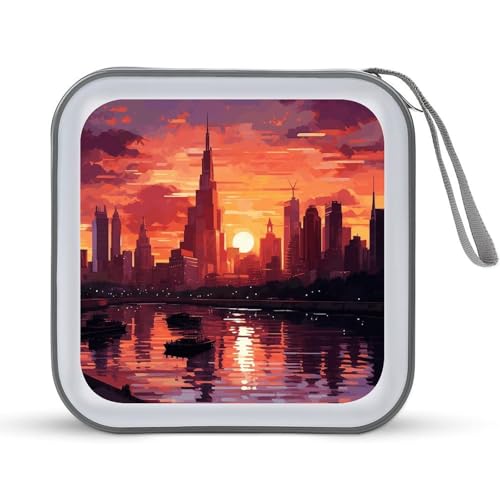 Pochette CD rigide 40 places range DVD anti-rayure gain de place pour maison et auto