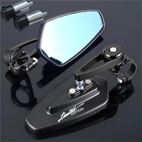 JUANNING 1 Par De Espejos Retrovisores Universales para Manillar De Scooter para VERSYS 650 VERSYS650(C)