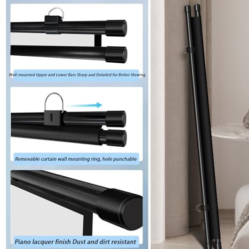 Pantalla manual retractable para proyector, 50 pulgadas miniatura 4