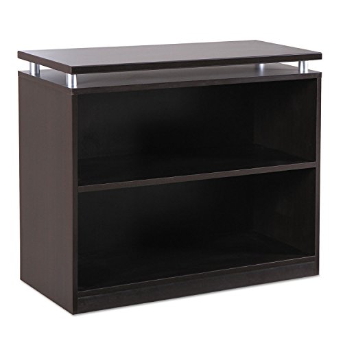 Alera SE633036ES SedinaAG Series Bookcase, Two-Shelf, 36w x 15d x 30h, Espresso