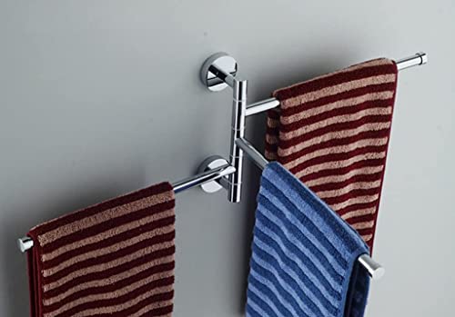 Gain de place mural avec le rail de serviette de cuisine et salle de bain pivotant CRODY - 5