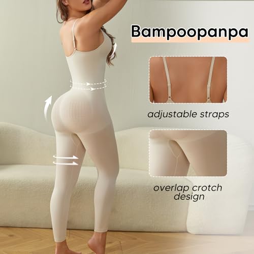 Unitard Jumpsuits for Women Tummy Control Capri Bodysuits Cropped Yoga Body Suit Compression Jumpsuits3