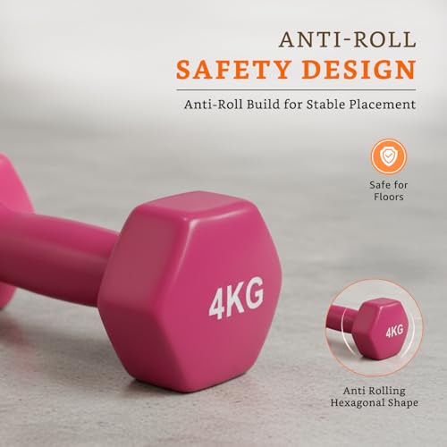 Image of Amazon Brand - Solimo Vinyl Dumbbell