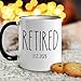 Funny Retired Mug Gift for Women Men, Retired Est.2026-What Do you Call A Person Who is Happy on Monday mug, Unique Retired Farewell Mugs Gifts for Coworkers Teacher Friends Mom Dad Nurse Boss-83