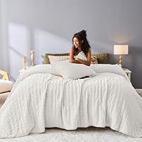 Wonderful Luxury Velvet Quilt - Striped Channel Stitch Ivory Quilt Queen, Soft Corduroy Lightweight Comforter, Pet-Friendly, Tear-Resistant, Bedspread Coverlet Bedding for All Season,94"x94"