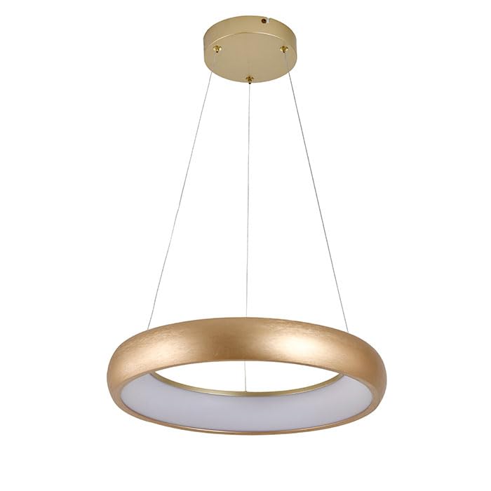 ESSENCE-30 - Lampada a sospensione a LED, 30 W, 1800 lm, 4000 K, colore: Bianco neutro, oro rosa