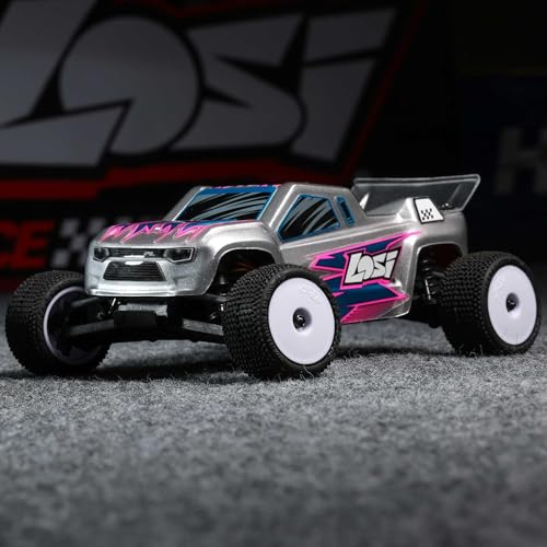 Image of Losi Micro-T 1 /28 2 Wheel Drive Silver RTR LOS-1392T2 | Battery and Charger included