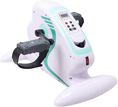 Image of Portable Pedal Exercise Electric Pedal Exerciser for Elderly, Portable Fitness Bike for Arm /Leg Exercise Bike Mini Cycling Trainer Rehabilitation Maine Mini Exercise Bike Stepper
