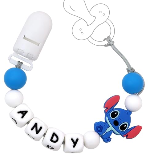Pacifier Clip Personalized Name, Panny & Mody Handmade