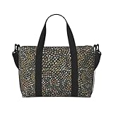 Novastar - Bolsa de mano para portátil para mujer, trabajo – Bolsas abstractas de punto colorido para mujer, bolsa de gimnasio para mujeres y hombres, bolsas de viaje cruzadas para mujeres y hombres