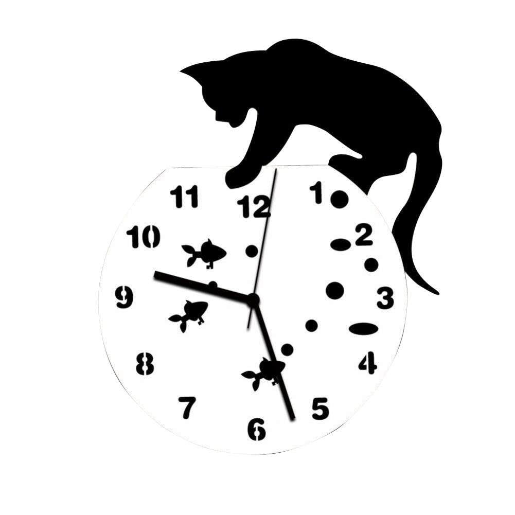 Horloges murales 3D pour habiller un grand mur de salon vide