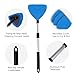 BITOPE All-in-One Car Windshield Cleaner Kit | Extendable Tool with 3 Reusable Microfiber Pads & Spray Bottle for Interior & Exterior Window Cleaning on Cars, SUVs, Trucks