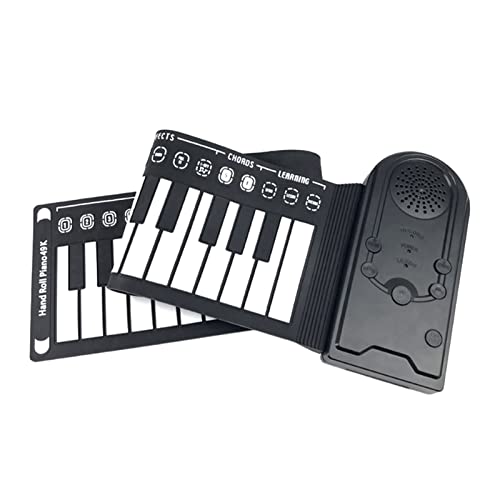 BYYLECL Piano portable enroulable, piano électronique portable, clavier électronique rechargeable pour enfants, piano d… - Les Beatles, Paul McCartney, John Lennon, RIngo Starr, George Harrison BYYLECL Piano portable enroulable, piano électronique portable, clavier électronique rechargeable pour enfants, piano d… – Image 7
