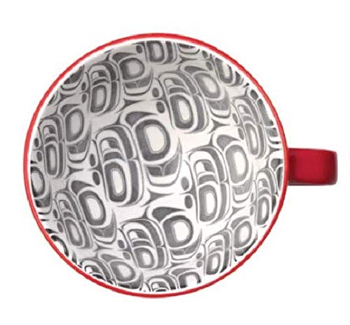 Porcelain Art Mug, Transforming Eagle