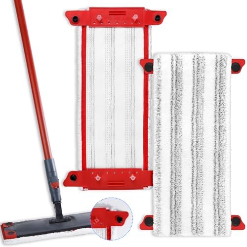 KEEPOW 2 PCS Mop Heads Replacement, Spray Mops for Floors, Microfibre