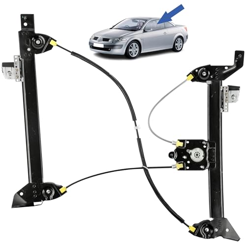 STARKIT PERFORMANCE Leve vitre compatible pour Megane 2 Coupé/Cabriolet (2003-2009) AVANT GAUCHE (côté conducteur). 8201010930, 8200403241, 8200098914