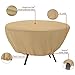 Classic Accessories Terrazzo Water-Resistant 50 Inch Round Patio Table Cover, Outdoor Table Cover