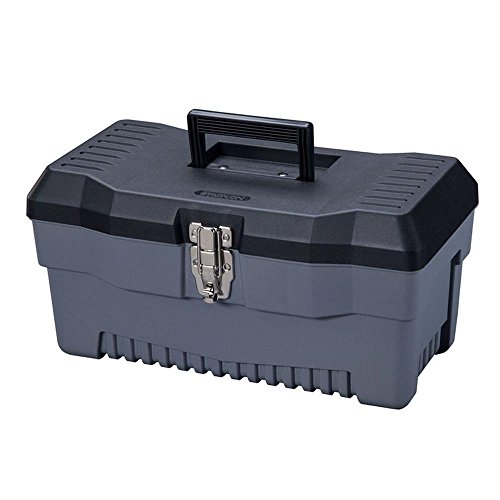 Stack-On PB-16 16-Inch Multi-Purpose Tool Box, Black/Gray