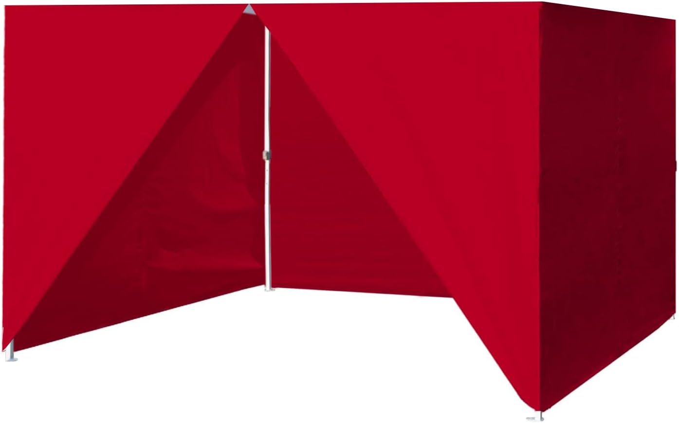 Eurmax USA Full Zippered Walls for 8x8 Easy Pop Up Canopy Tent,4 Walls ONLY(Red)