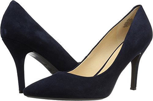 NINE WEST Fifth9X9 Navy Suede Pumps-W-8.5