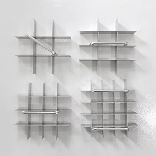Stainless Brownie Cutter 8,9,10,11,12 Inch Heavy Duty Baking Pan with Slicer Ensures Perfect Crispy Edges for Oven Baking - Bakeware Cake Portion Cutter (Cutter 9x9" 9 Pcs.) by generic - Used condition - US$40.51