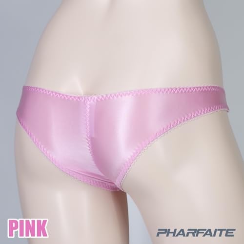 [PHARFAITE] サテン調薄手ストレッチナイロン／センターシャーリングショーツ 詳細画像3