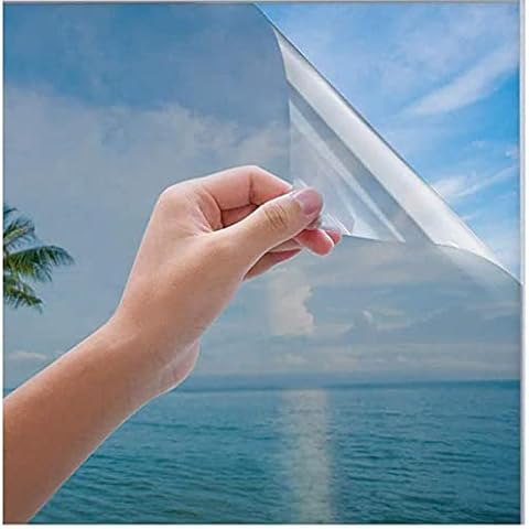 Privacy Window Film One Way Reflective Adhesive Window Film Anti UV Heat Control Sun Blocker Privacy Protection Glass Tint Sticker Cover
