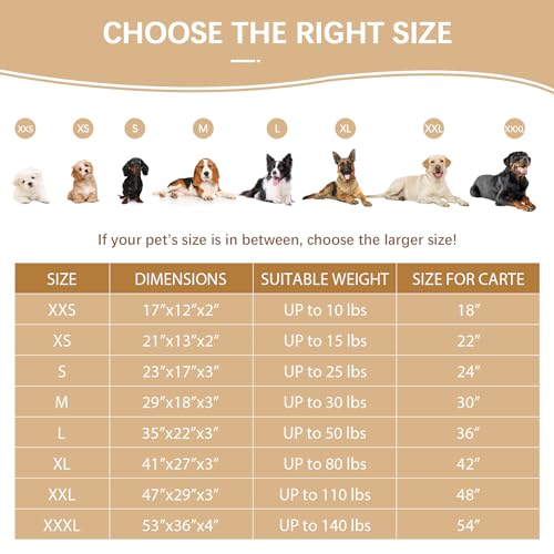 MIHIKK-Large-Dog-Bed-with-Removable-Washable-Cover-Orthopedic-Dog-Crate-Bed-Large-Breed-Waterproof-Pet-Bed-Big-Flat-Dog-Beds-Large-Sized-Dog-Mattress-Dark-Gray36-inch - Cucciolini Doodles   MIHIKK-Large-Dog-Bed-with-Removable-Washable-Cover-Orthopedic-Dog-Crate-Bed-Large-Breed-Waterproof-Pet-Bed-Big-Flat-Dog-Beds-Large-Sized-Dog-Mattress-Dark-Gray36-inch