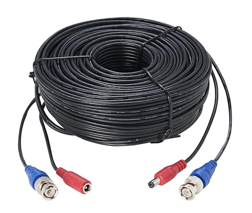 Câble RG59 et alimentation Lorex 30,5 m pour caméra de surveillance 4K